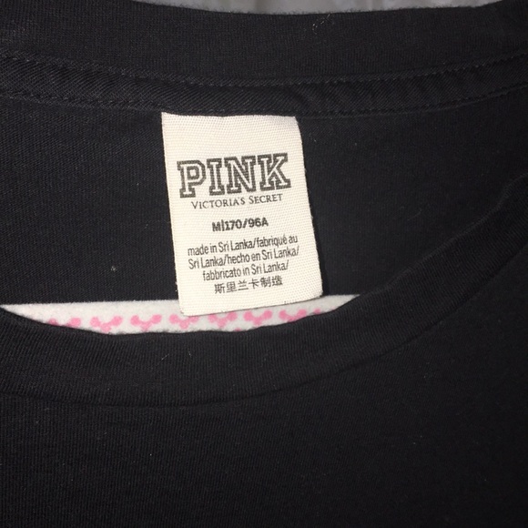 PINK Victoria Secret Black Shirt - Picture 3 of 8